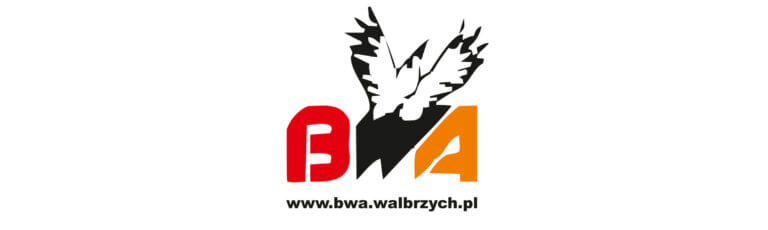 Logo BWA tekst na dole: www.bwa.walbrzych.pl